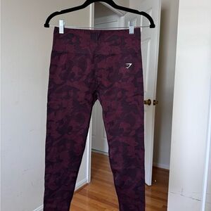 Gymshark adapt camo seamless leggings large WITH TAGS